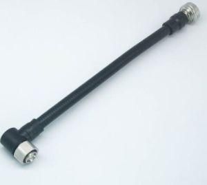 1/2&quot;Superflex Jumper Cable with 4.3/10 Male Right Angle to Mini DIN Male RF Connector