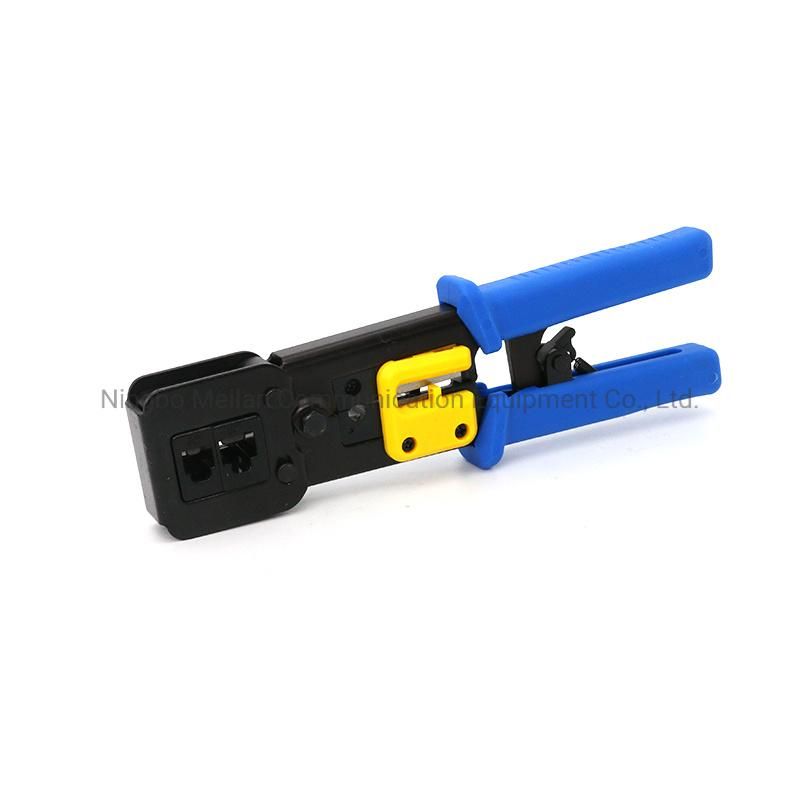 RJ45 Rj12 Rj11 6p 8p Ez Crimp Tool Through Hole Network Pliers