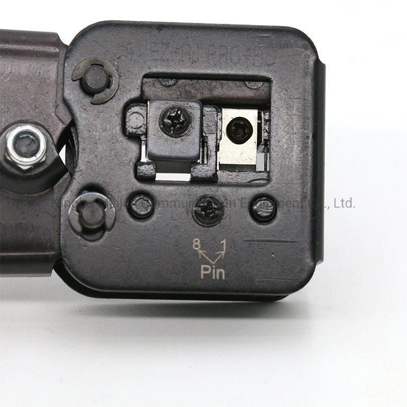 RJ45 Rj12 Rj11 6p 8p Ez Crimp Tool Through Hole Network Pliers