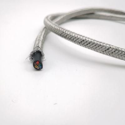 China Supplier Sihfp Cable Silicone Sheathed Cable with Steel Wire Braiding