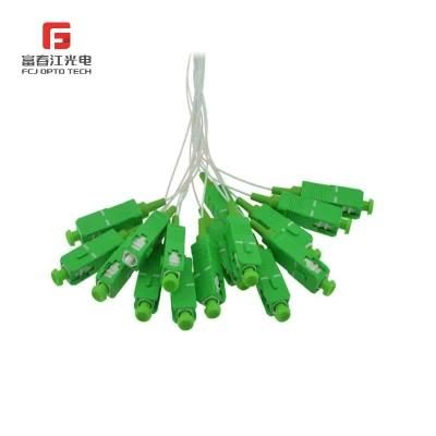 Optical Factory 15m (49FT) MTP to 6LC Upc Duplex 12 Fibers LC12 OS2 9/125 Single Mode Breakout Cable LSZH by Hanxin