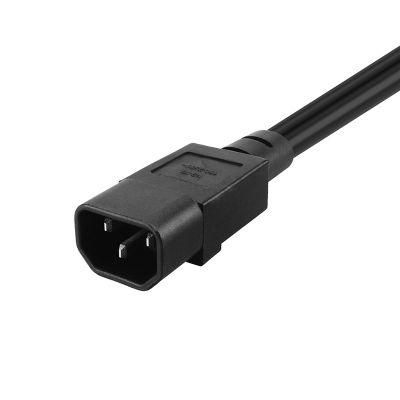 1.5M 1.8M 2M Power Cable C13 Male Or Female Connectors Plug