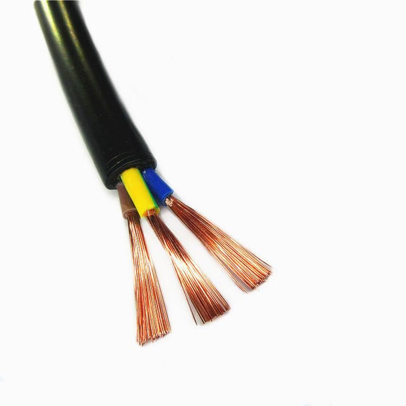 Flexible Wire 3X2.5 4X4 4X6sqmm PVC Electric Cable