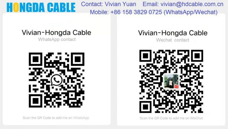 0.6/1kv Cu/XLPE/PVC Copper Conductor XLPE Insualted PVC Sheathed 4 Core 6mm2 Electrical Cable