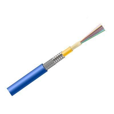 GJFJV Factory Price 6 8 12 24 36 48 72 96 144 288 Core Double Jacket G. 652D Aerial ADSS Fiber Optic Cable