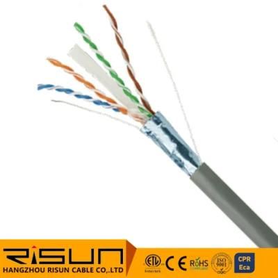 CAT6 LAN Cable Shielded F/UTP 23AWG Copper for Internet Ethernet