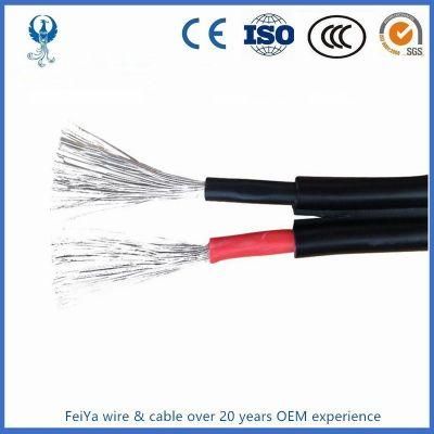 Electric UL Listed/TUV/RoHS H1z2z2K UV Resistant DC 4mm 6mm PV/PV1f Wire Solar DC Cable 10AWG/12AWG