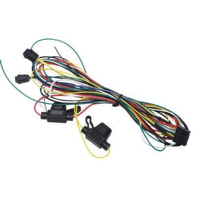 ODM Outdoor/Indoor Molex/Jst/Amphenol/Dt Connector Automobile Cabling Panel Mount Cables Truck Custom Wire Harness