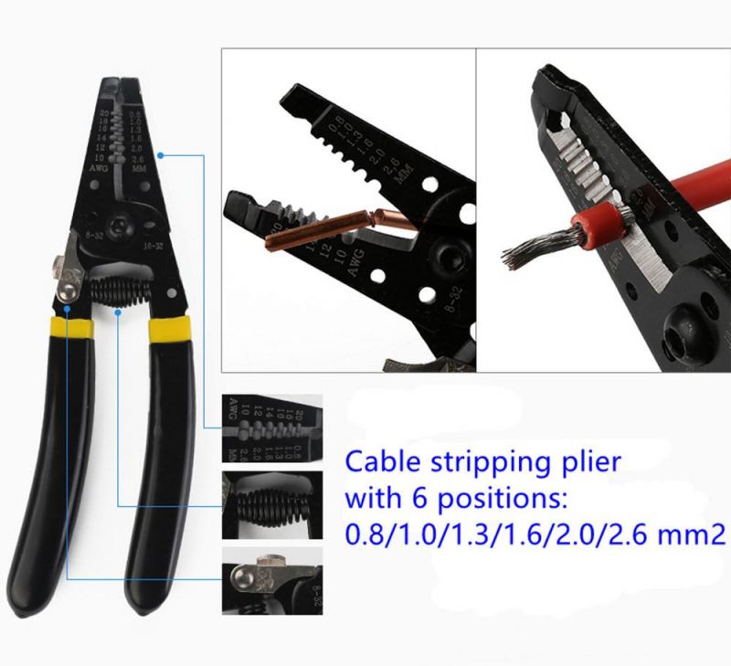 Solar Tool Kit Available with Cable Stripper, QC4 Crimping Plier and Spanner