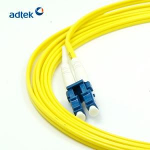 Low Installation LC/Upc-LC/Upc Duplex Yellow Patch Cord