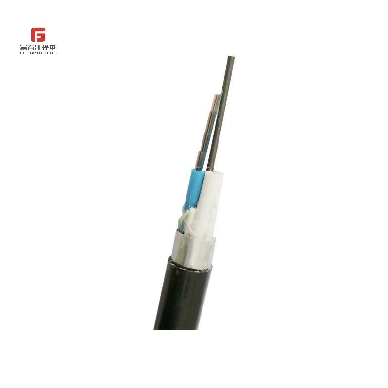 Gydta Fiber Optic Cable with Metallic Strength Membre and Fiber Ribbon Loose Tube and Filling Type with Aluminium-PE Outer Jacket