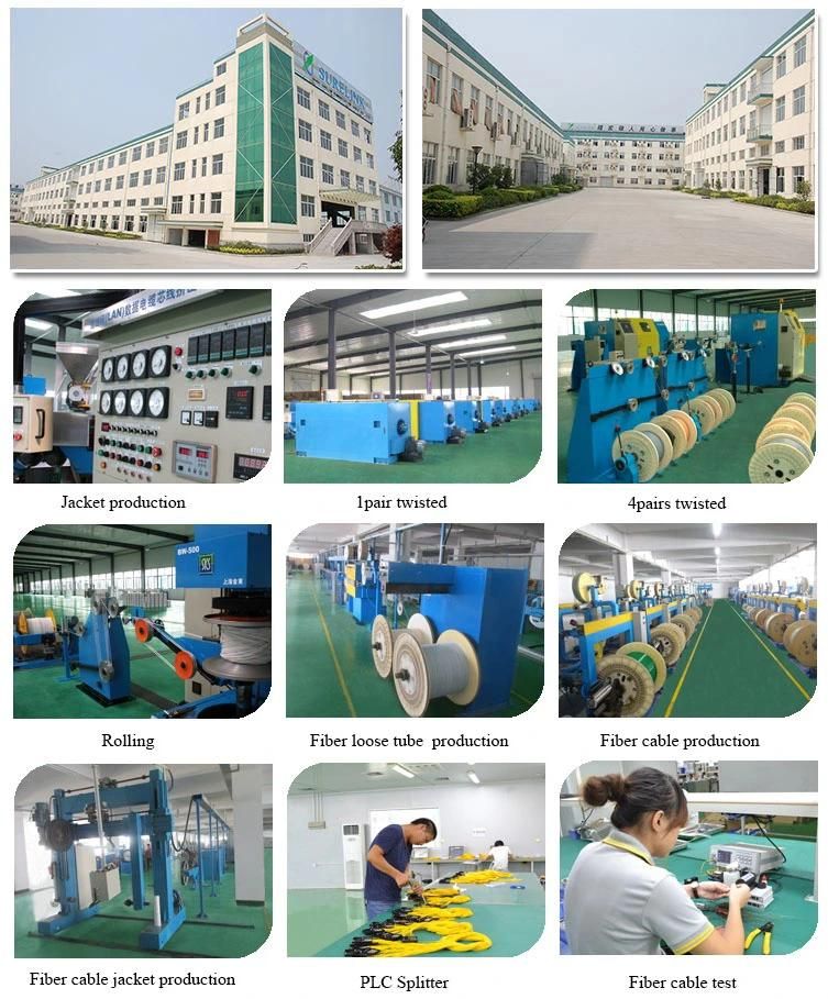 Aerial Overhead Self Supported 24 48 Core Singlemode Outdoor Armored Fiber Optical Cable Figure 8 Fibra Optica Cable with Steel Messenger GYTC8S Gyxtc8s