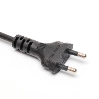 Inmetro AC Power Plug Brazil UC Approved Power Cord Cable Black