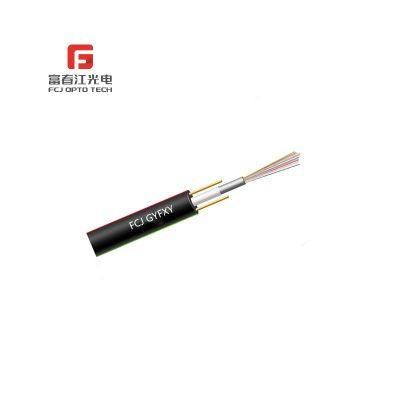 Gyfxf Free Sample 1 2 4 Core G657A G657A1 FTTH Indoor Outdoor Drop Cable FRP Single Mode Fiber Optic Cables