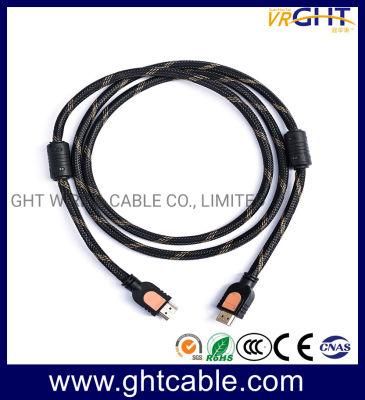 High Quality New Design HDMI Cable CCS with Ring Cores 1.4V