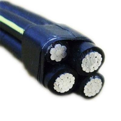 PVC Insulated Electric Aerial Bundle Overhead Quadruplex Duplex Aluminum ABC Cables