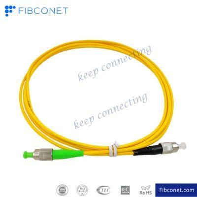 FTTH Single Mode 9/125 Simplex FC/APC - FC/Upc LSZH Fiber Optic Patch Cord