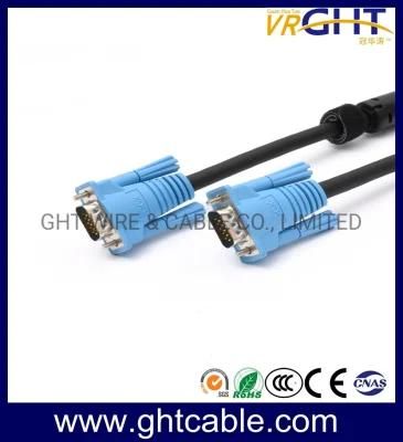 High Quality VGA 3+9 15pin Male to Male VGA Cable