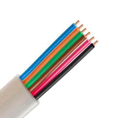 6 Cores Flat Telephone Cable 30AWG Telephone Wire