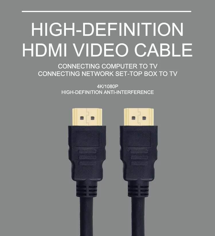 Best Seller 1.4V HDMI Cable Male to Male with Ethernet 1080P 3D for Wholesale