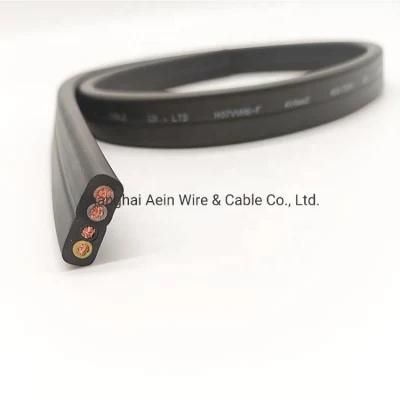 Flat Cable H05vvh6-F H07vvh6-F Cold-Flexible Flat Cable for Cranes and Conveyors