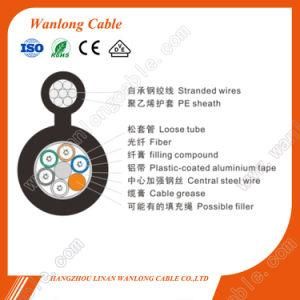 Outdoor Gytc8a Figure 8 Overhead Self Supporting Optical Fiber Cable Single Jacket