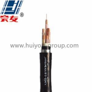 PVC Sheathed Yjv Yjv22 Cable Power XLPE Insulated 0.6/1kv Cable 16mm2 Power Cable
