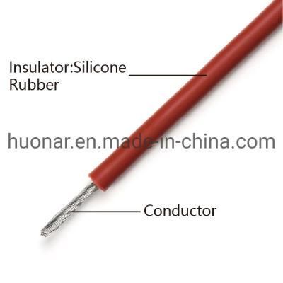600V 150c UL3529 Silicone Insulated Tinned Copper Heating Wire Cable
