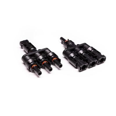 Solar Panel Mc4 Parallel PV Connection 3 to 1 Mc4 Connector