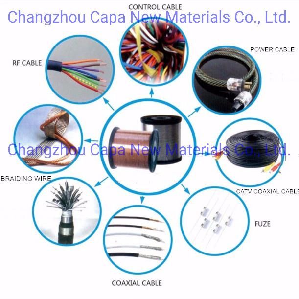 China High Quality Copper Clad Aluminum Wire, CCA Wire for RF Cables
