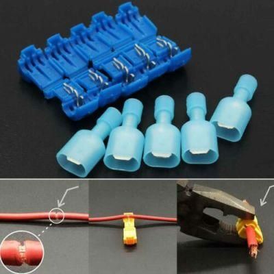 T-Taps &amp; Male Insulated Quik Splice Lock Wire Terminals Connectors Blue