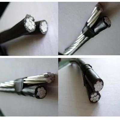 BT Connection Cable XLPE Insulated 2X16mm2 Aluminum Twisted Aerial Cable