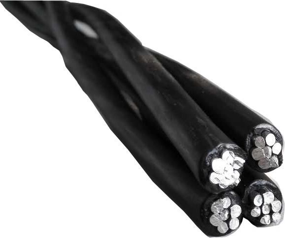 3*35+1*25 ABC Aluminum Cable Insulated Areal Bundle Cable for Yemen