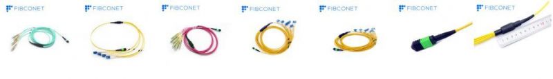8/12/24 Fibers MPO (Female) to 4/6/12 LC Staggered Harness Cables