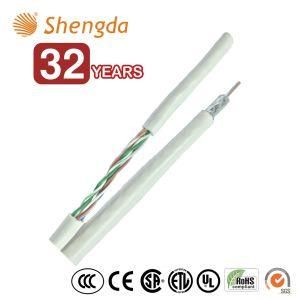 Special Mixed Cable RG6 Coaxial Cable with Cat5e LAN Cable