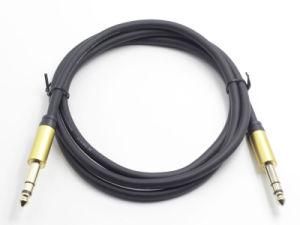 Yellow 6.35mm Mono Plug Trs Male to Male Guitar Cable