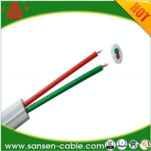Two Core Flat Telephone Cable (white)