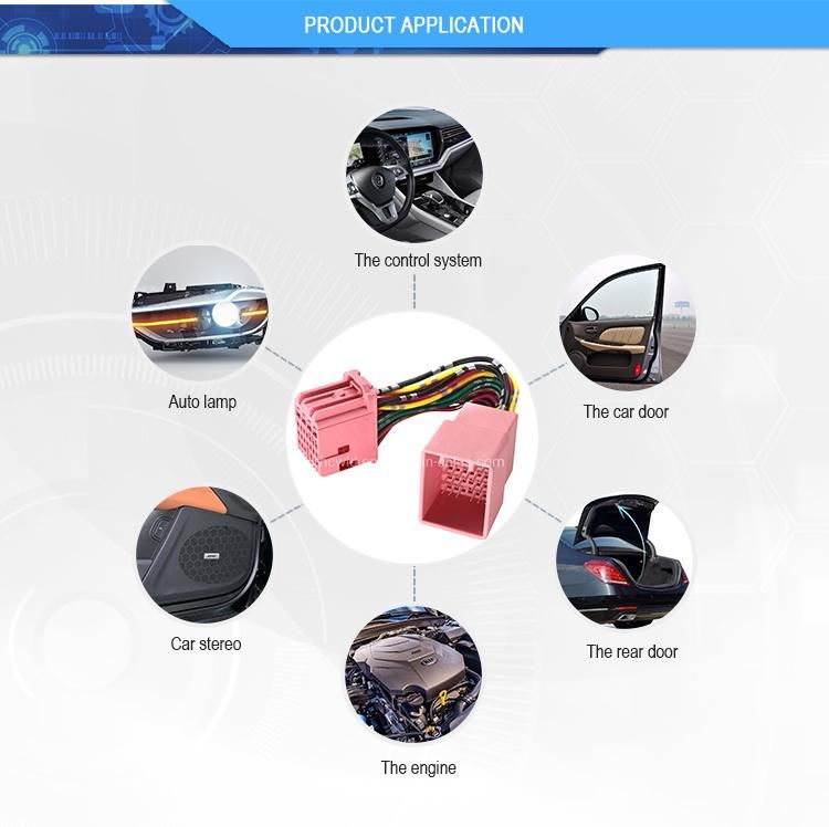 Automotive Speaker Wiring Harness Custom Airbag Wire Harness Cables Plug Wire Loom