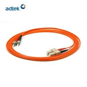 1 Meters St/Upc-Sc/Upc Duplex 2.0mm 62.5/125 Om1 50/125 Om2 PVC/LSZH Patch Cord