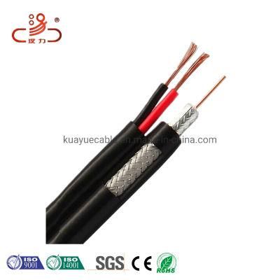 Coaxial Cable Rg59+2c with DC Power Cable Siamese for CCTV