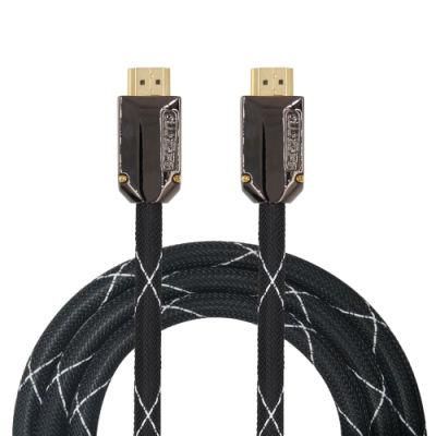 Premium High speed 3D 4K 2160P, HD video HDMI Cable for HDTV PS3 HDCP2.2 18Gbps with Chrome Zinc alloy case