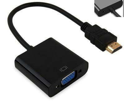 4K 3D HDMI Male to VGA Female 1080P 15cm Cable Adapter HDMI to VGA Converter for HDTV Projector
