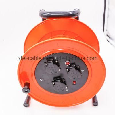 Cable Reel Cee Plug Outdoor H07rn-F Rubber Cable 3G1.5 to 3G2.5 25-50m