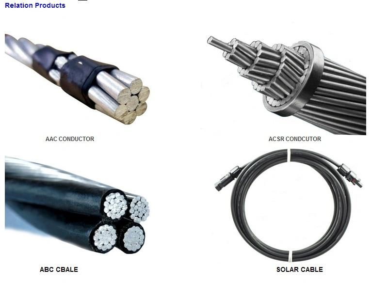 Aluminum Conductor PVC Jacket Aerial Bundle Cable ABC Cable