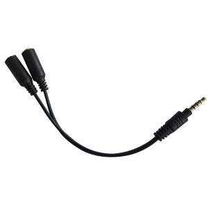 3.5mm Stereo Headphones Microphone Y Splitter Adapter Cable Splitter