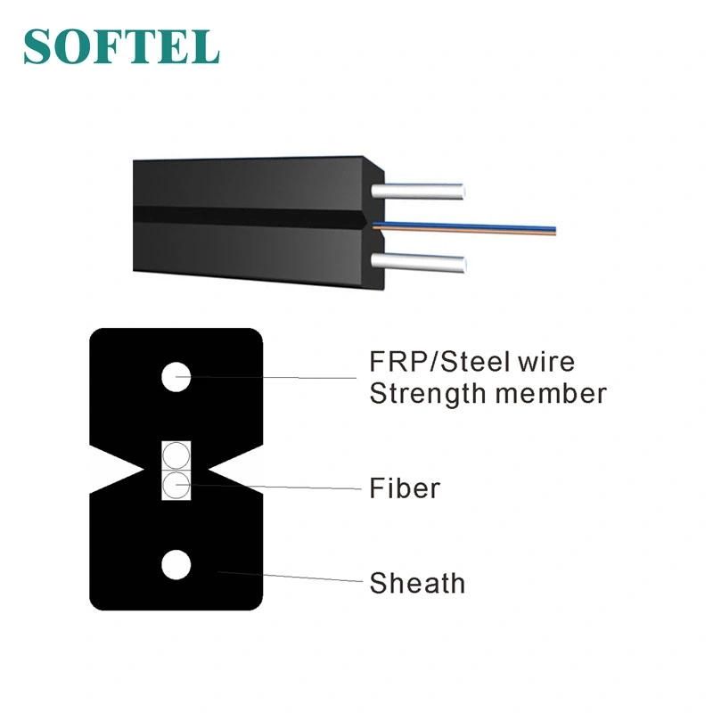 1-8 Core Indoor Optic Drop Cable with FRP Stengthen Member