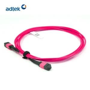 MTP-MTP Female to Female Om4 12/24 Fibers 3m PVC/LSZH Violet Trunk Cable
