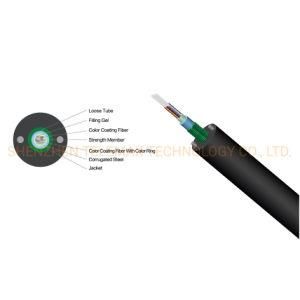 GYXTW Central-Tube Armored Optical Fiber Cable Outdoor PE/LSZH Jacket