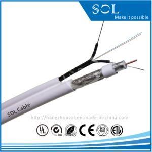 Indoor RG6 Coaxial cable &amp; GJXH Optical Fiber Cable