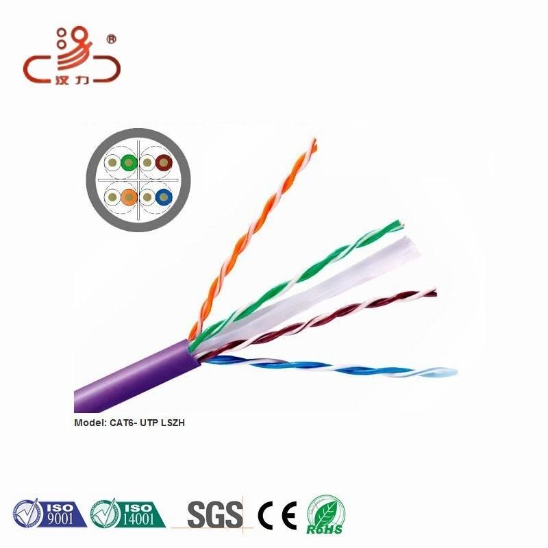 4 Pair 250MHz Pass 100m Copper UTP CAT6